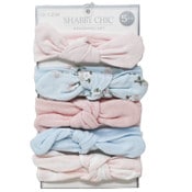 Wholesale - 5pk Headband Set -Pink, White, Blue, Grey C/P 72, UPC: 195010108522